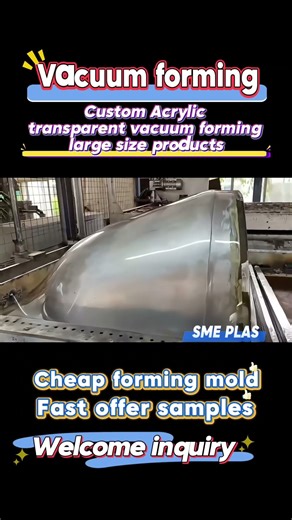 Custom Acrylic transparent vacuum forming large size products #thermoforming #vacuumforming #plastic