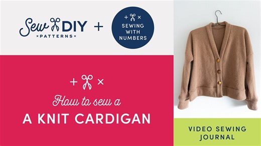 Project Journal: Drafting & Sewing a Knit Cardigan—Part 2
