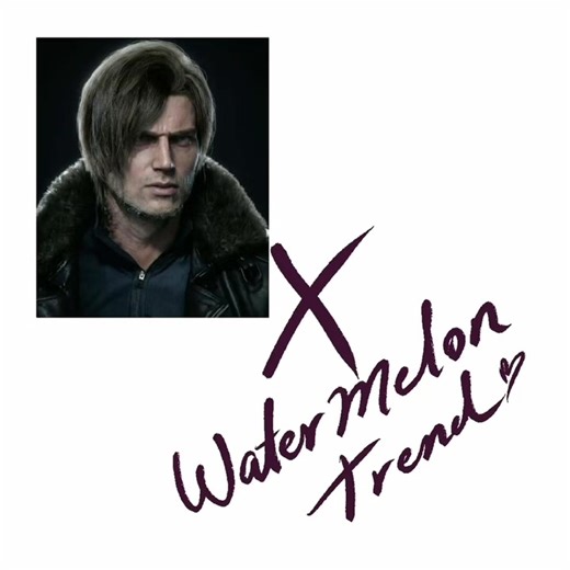 Leon S. Kennedy Sketch #watermelon #trend #residentevil9 #leonkennedy #fanart