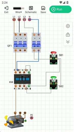 🔌 Learn How a Basic Latching Circuit Works in Seconds! #circuit #electrical #electrician #electric