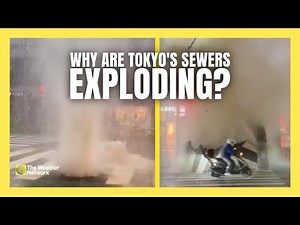 Tokyo’s Manholes Keep Dramatically Exploding With Each Heavy Rainfall