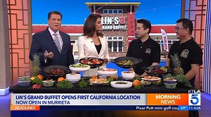 🎉 Lin’s Grand Buffet is now open in Murrieta, California! 🎉 As one of the largest Asian buffet chains in the country, we made a big splash on the KTLA 5 Morning News with a our incredible spread. 🍣🍤🥡 Catch the full segment here: https://www.yahoo.com/news/lins-grand-buffet-opens-location-185700742.html | Lin's Grand Buffet