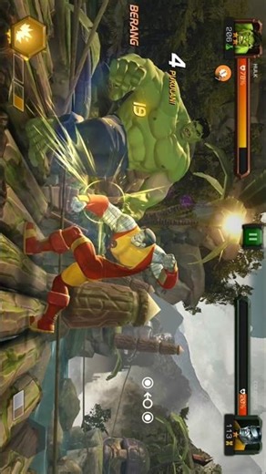 Marvel battle - colossus vs hulk #marvel #fighting #gameplay