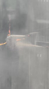 Fire at 151-meter-high building in Shenzhen, southern China? 🔥 Drones come to the rescue! 🧯 Don’t worry, it’s just a firefighting drill. | Mao Ning Chinese Foreign Ministry Spokesperson 毛宁