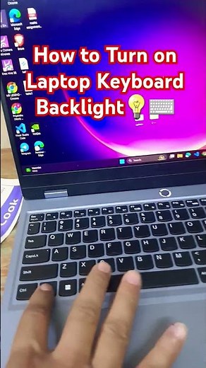 How to Turn on Laptop Keyboard Backlight💡⌨️
