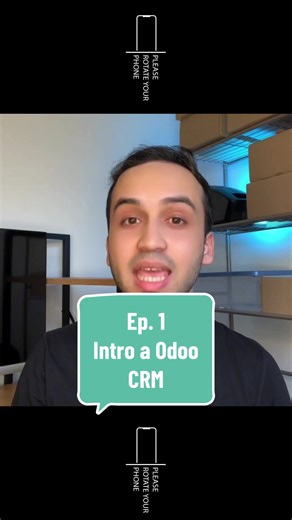 Nuevo video en youtube! Intro a Odoo CRM y más episodios en las siguientes semanas! #erp #odoo #crm