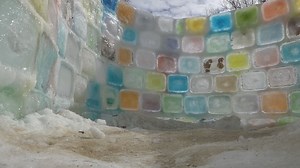 A 'rainbow igloo' is helping brighten the mood in this Old Town neighborhood