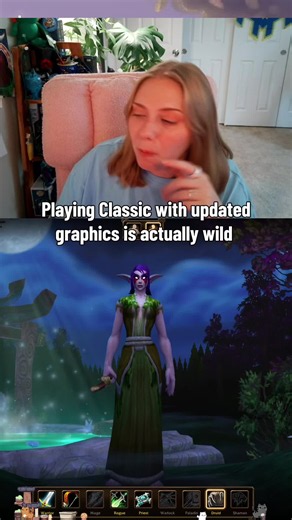 It’s so weird to see the same game with the new graphics like it’s almost trippy! I’m so grateful they decided to add in the retail character models because it does make such a difference. @World of Warcraft @Blizzard #warcraft #wowforever #worldofwarcraft #wowclassic #classicwow