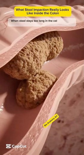 A Gentle Look at What Stool Impaction Really Looks Like Inside the Colon