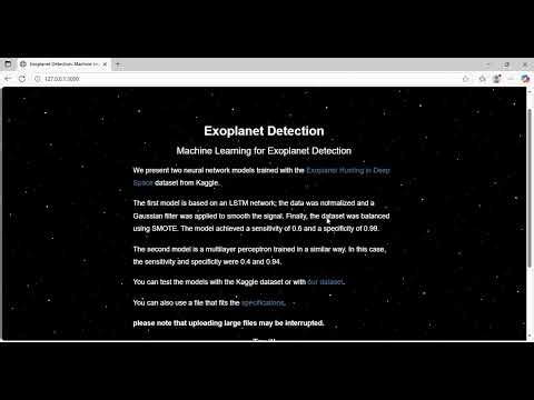 Machine Learning for Exoplanet Detection