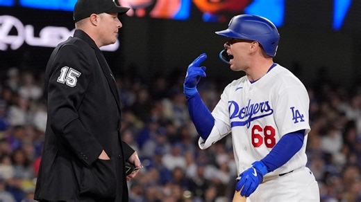 Dodgers’ Dalton Rushing beats himself with bat during wild dugout meltdown