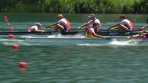 Aussie Aussie Aussie ! The Australians had an historical win in the Men's Eight in Lucerne, in a fantastic final on the Rotsee. What a performance from Rowing Australia ! #wrclucerne #WorldRowingCup #rowing | World Rowing