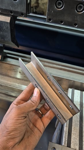 3 MM MS cnc bending #machine #noplaser #shorts