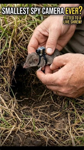 Smallest Spy Camera Ever? 😳 Mounted on a Shrew!