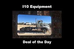 2017 Mack Pinnacle CXU613T Daycab Semi Truck – $34,500 – This truck is located in Odessa, Texas and is available for inspection by appointment. This daycab semi-truck runs and drives. Has a MP7 335 HP engine and Mack M-Drive automated transmission, a 6x2 drivetrain and Super Singles tires for increased gas mileage on the highway. Call (409) 842-1200 or online https://i10equipment.com/inventory/C1032 #i10equipment #mack #daycabsemi #semitruck #truck #constructionequipment #oilfieldequipment #texa