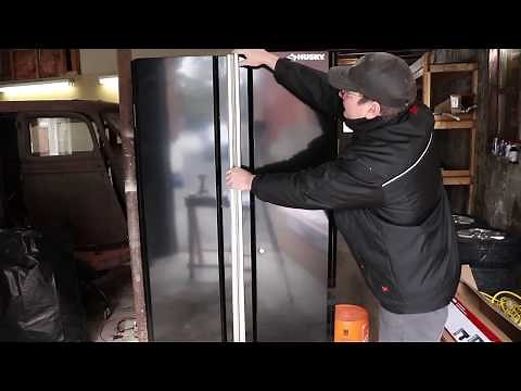 HUSKY 72-inch H x 36-inch W x 18-inch D Steel Tall Garage Cabinet G3602T Assembly & Review