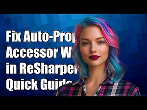 How to Fix 'Auto-Property Accessor is Never Used' Warning in ReSharper