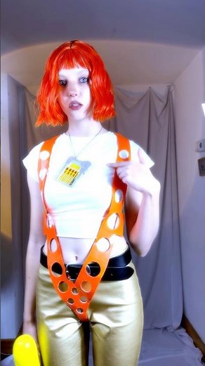 Fifth Element Leeloo cosplay #halloweencostume