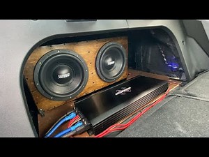 THIS IS WHAT 2 12" SUBWOOFERS SHOULD SOUND LIKE IN A TRUNK!