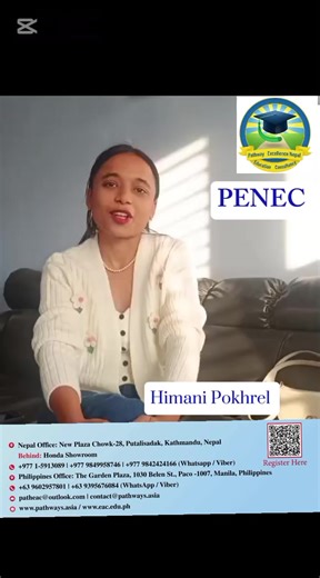 Happy Student 🤩🥰😍 🚨 ADMISSIONS OPEN — Medicine & Dentistry (Jan/Feb 2026) 🎯 LIMITED SEATS — Apply Before They’re Gone! 🌍 Why EAC Manila? 🏥 WHO / ECFMG / CHED / NMC Accredited 💰 Affordable Fees — ❌ No Donation | ❌ No Entrance Exam 🛂 100% Visa Success | 📝 Direct Admission 🏫 Modern Campus | 🎯 USMLE / PLAB Coaching 🏡 Separate Hostels | 🛬 Free Airport Pickup 💬 24/7 Support ✨ Join hundreds of Nepali students already becoming future doctors! 📲 Apply Now: www.pathways.asia 📞 Nepal: 977 