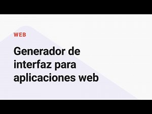 Generador de interfaz para aplicaciones web