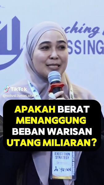 Warisan Miliaran atau Beban Utang Miliaran? Siapkah Anda? Tidak semua warisan membawa kebahagiaan. Bagaimana jika yang diwariskan adalah utang miliaran? Apakah Anda siap menghadapi kenyataan ini? Bayangkan, Anda baru saja kehilangan orang terdekat, tetapi yang tersisa adalah beban utang bertumpuk. Apakah Anda tahu bagaimana melangkah ke depan? Ketika yang diwariskan bukanlah aset melainkan utang, dunia seolah runtuh. Anda merasa: ✔ Terhimpit Bagaimana membayar jumlah sebesar itu? ✔ Takut Apa dam