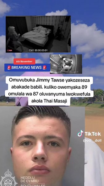 Teenager walked into homes of 89-year-old women and sexually abused them after claiming to be a therapist Jimmy Tawse, 18, also posed as a masseuse and a window cleaner to gain access to his four vulnerable victims in their own homes. #jimmytawse