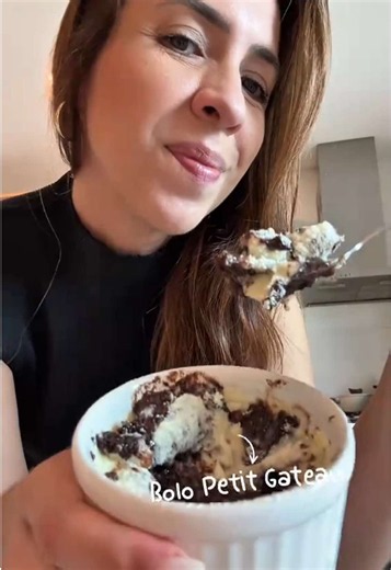 Petit Gateau de Chocolate com Ninho — Receita Fit Rápida