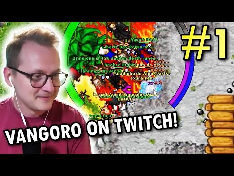 Tibia - Vangoro Searching for Rare Mounts and Bosses and PKING with viewers in Liberty Bay!
