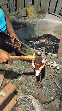 Forging a Heavy-Duty Ceiling Fan Hook 🔥 | DIY Metal Hook Making Process