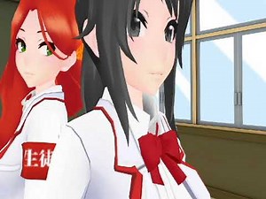 [MMD] Yandere Simulator (Ayano X Akane) DL