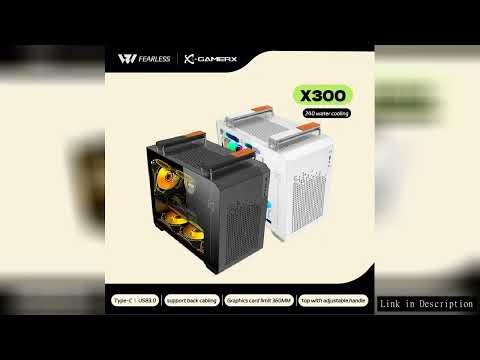 Power Train X-GAMERX X300 PC case MINI-ITX MATX Glass Side Transparent 240 water cooler Desktop Hand