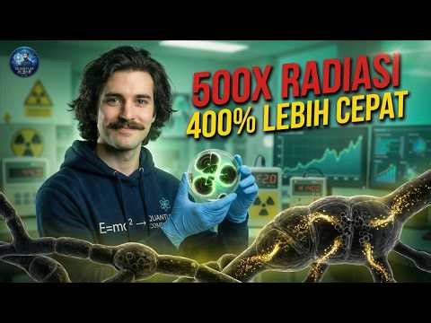 Jamur Chernobyl: 500X Radiasi, Bongkar 400% Lebih