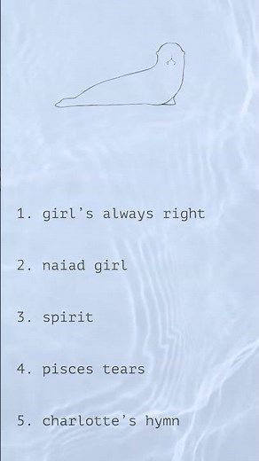 girl's always right is out now everywhere 🫧₊˚.⋆⁺₊ my new album water dogs is out march 14th!