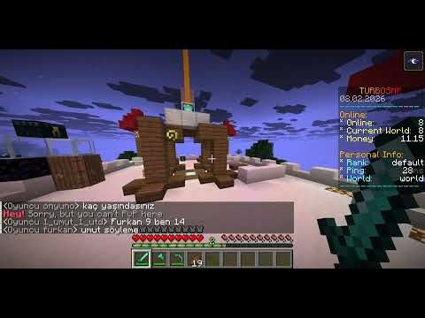 Minecraft turbo smp de oynadık
