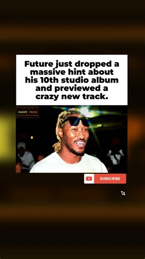 Future just teased his 10th album… and the preview track has hip hop losing its mind 🔥#shorts