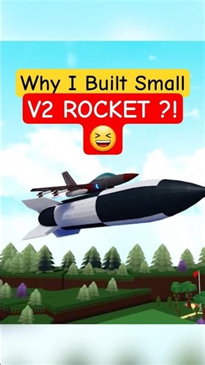 Roblox Build a Boat for Treasure! Why I Built Small Mini V2 Rocket ?! #babft #roblox