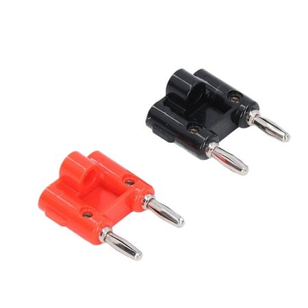 Bananas Connector Kit, Safe Working Banana Plug Set 4mm Firm Connection Durable  For Speaker - Walmart.ca