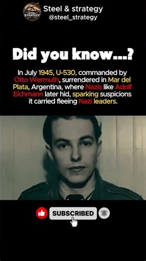 U-530: Nazi U-Boat That Reached Argentina After WWII