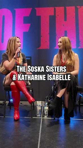 The Soska Sisters talk about working with the amazing Katharine Isabelle during their Days of the Dead panel! #horrorfans #soskasisters #horror #podcast #podcastclips