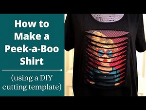 How to Make a Peek-a-Boo Shirt