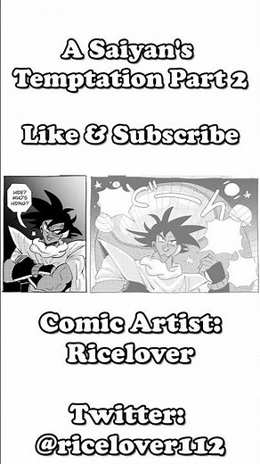 A Saiyan's Temptation | Dragon Ball Comic Dub Part 2