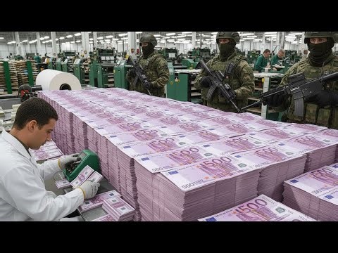 Inside the Money Factory – How The Euro Currency Is Printed And Secured (Full Process)