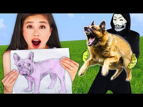 Whatever You Draw, I'll Buy It Challenge - Best at Drawing Wins Undercover as Best Friend Hacker PZ9