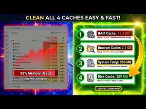 Speed Up Windows 11 FAST by Clearing ALL Cache