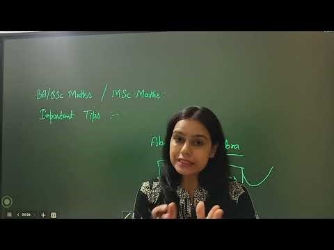 Important Tips For All Students | BA/BSc & Me Sc Mathematics | New Era Maths Classes