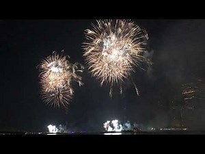 Macy's Fourth of July NYC Fireworks 2019 from Brooklyn Bridge Park (iPhone Lower Manhattan View)