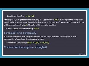 Understanding Time Complexity of Nested For Loops