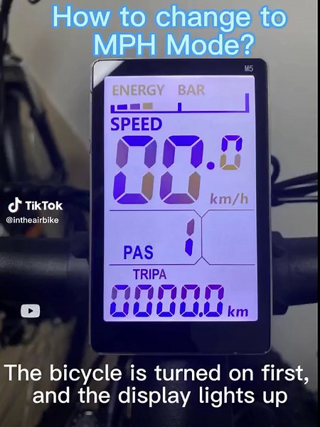 How to change the LCD MPH mode？#ebike #electricbike #intheair #ebikes #ebikeAccessories