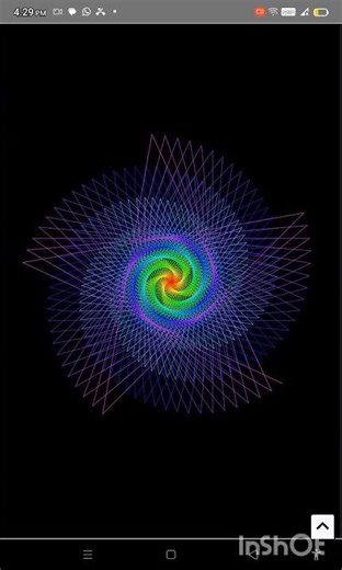 I made a turtle program using python.